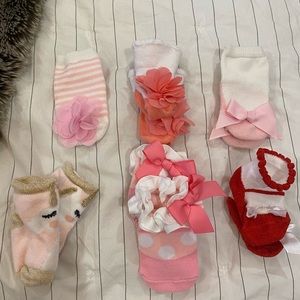 Baby sock essentials for baby girl.